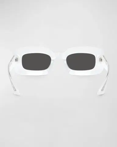 Khaite x Oliver Peoples Beveled Acetate Rectangle Sunglasses | Thumbnail 4 Khaite x Oliver Peoples Beveled Acetate Rectangle Sunglasses | Thumbnail 4
