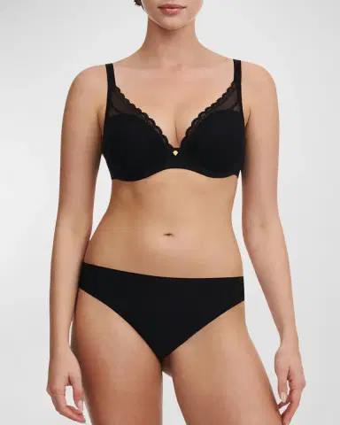 Chantelle Norah Chic Lace Plunge T-Shirt Bra | Thumbnail 2 Chantelle Norah Chic Lace Plunge T-Shirt Bra | Thumbnail 2