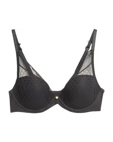 Chantelle Norah Chic Lace Plunge T-Shirt Bra | Thumbnail 1 Chantelle Norah Chic Lace Plunge T-Shirt Bra | Thumbnail 1