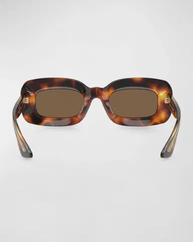 Khaite x Oliver Peoples Beveled Acetate Rectangle Sunglasses | Thumbnail 4 Khaite x Oliver Peoples Beveled Acetate Rectangle Sunglasses | Thumbnail 4