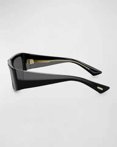Khaite x Oliver Peoples Bold Acetate Rectangle Sunglasses | Thumbnail 2 Khaite x Oliver Peoples Bold Acetate Rectangle Sunglasses | Thumbnail 2