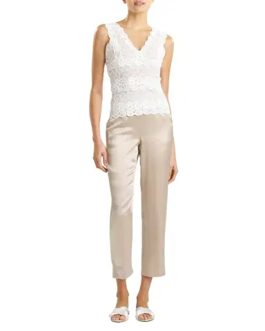 Josie Natori V-Neck Floral Lace Tank | Thumbnail 3 Josie Natori V-Neck Floral Lace Tank | Thumbnail 3