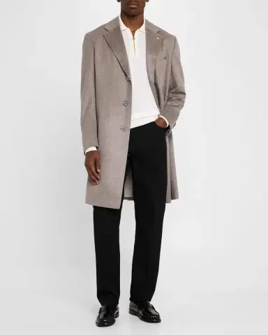 Stefano Ricci Men's Cashmere Polo Sweater | Thumbnail 2 Stefano Ricci Men's Cashmere Polo Sweater | Thumbnail 2