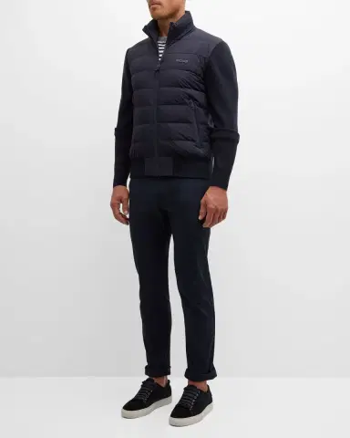 Mackage Men's Haney City Hybrid Down Jacket | Thumbnail 2 Mackage Men's Haney City Hybrid Down Jacket | Thumbnail 2