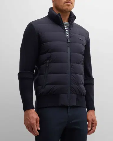 Mackage Men's Haney City Hybrid Down Jacket | Thumbnail 4 Mackage Men's Haney City Hybrid Down Jacket | Thumbnail 4