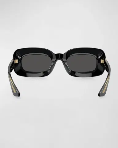 Khaite x Oliver Peoples Beveled Acetate Rectangle Sunglasses | Thumbnail 4 Khaite x Oliver Peoples Beveled Acetate Rectangle Sunglasses | Thumbnail 4