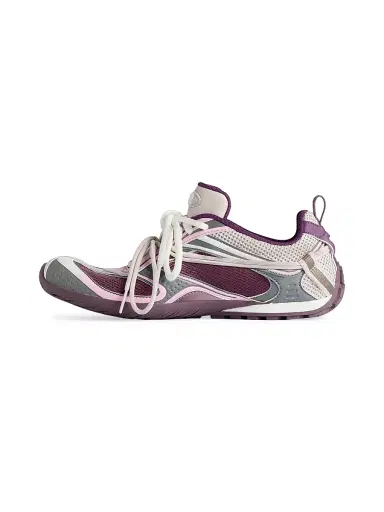 Balenciaga Women's Radar Gradient Lines Sneakers - Purple Grey Pink White | Thumbnail 2 Balenciaga Women's Radar Gradient Lines Sneakers - Purple Grey Pink White | Thumbnail 2