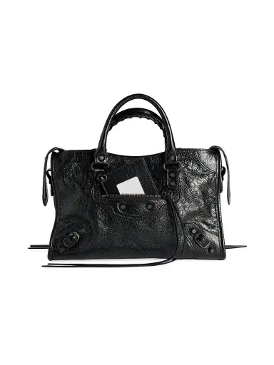 Balenciaga Women's Le City Small Top Handle Bag - Black | Thumbnail 1 Balenciaga Women's Le City Small Top Handle Bag - Black | Thumbnail 1