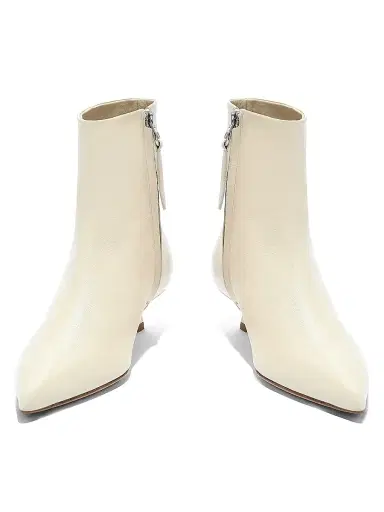 aeyde Women's 35MM Leather Ankle Boots - Creamy - Size 6 | Thumbnail 5 aeyde Women's 35MM Leather Ankle Boots - Creamy - Size 6 | Thumbnail 5