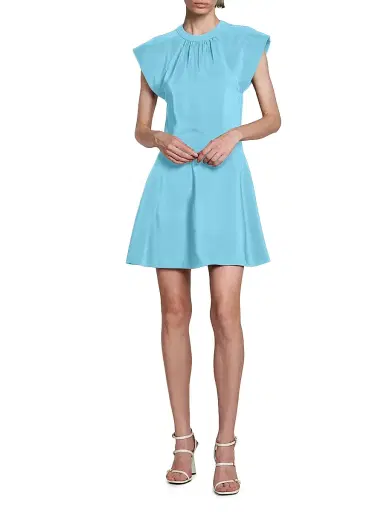 Stella McCartney Women's Flutter-Sleeve Seamed Minidress | Thumbnail 2 Stella McCartney Women's Flutter-Sleeve Seamed Minidress | Thumbnail 2