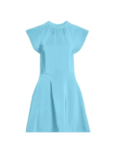 Stella McCartney Women's Flutter-Sleeve Seamed Minidress | Thumbnail 1 Stella McCartney Women's Flutter-Sleeve Seamed Minidress | Thumbnail 1