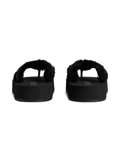 Balenciaga Women's Jet Lag Thong Sandals - Black | Thumbnail 3 Balenciaga Women's Jet Lag Thong Sandals - Black | Thumbnail 3