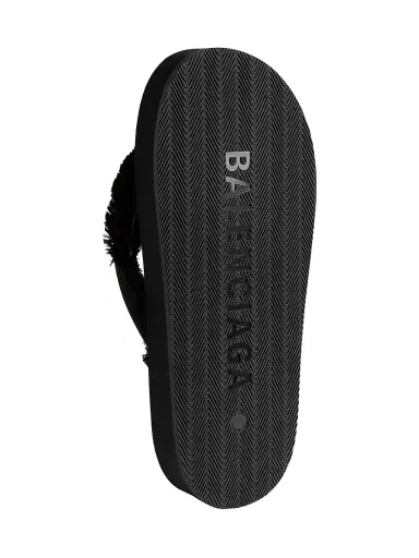 Balenciaga Women's Jet Lag Thong Sandals - Black | Thumbnail 4 Balenciaga Women's Jet Lag Thong Sandals - Black | Thumbnail 4