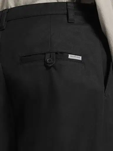 Balenciaga Men's Chino Pants - Black | Thumbnail 6 Balenciaga Men's Chino Pants - Black | Thumbnail 6