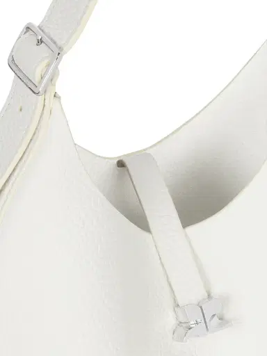 Courrèges Women's Holy Leather Hobo Bag - Heritage White | Thumbnail 4 Courrèges Women's Holy Leather Hobo Bag - Heritage White | Thumbnail 4