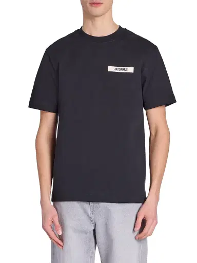 Jacquemus Men's The Gros Grain Crewneck T-Shirt - Black - Size XXL | Thumbnail 3 Jacquemus Men's The Gros Grain Crewneck T-Shirt - Black - Size XXL | Thumbnail 3