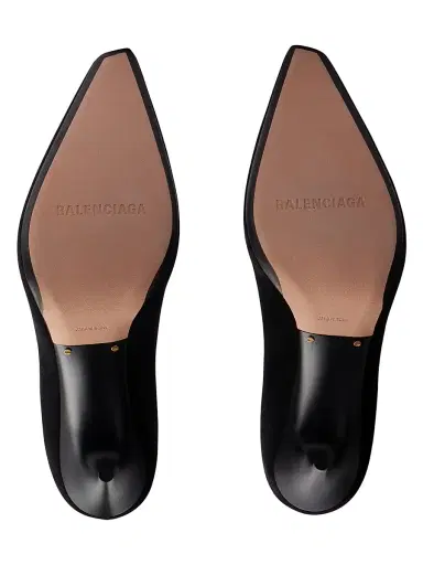 Balenciaga Women's Duchesse Pump Heels - Black | Thumbnail 3 Balenciaga Women's Duchesse Pump Heels - Black | Thumbnail 3