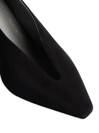 Balenciaga Women's Duchesse Pump Heels - Black | Thumbnail 4 Balenciaga Women's Duchesse Pump Heels - Black | Thumbnail 4