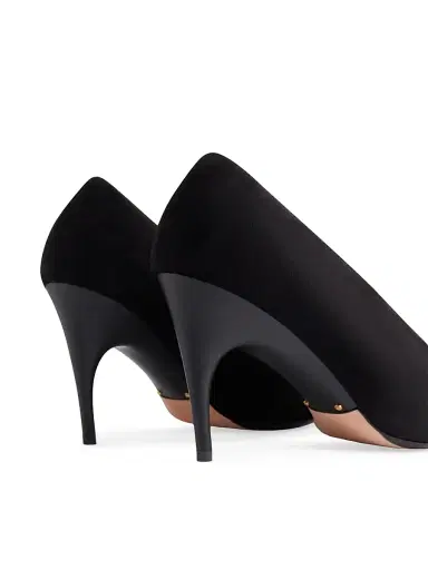 Balenciaga Women's Duchesse Pump Heels - Black | Thumbnail 5 Balenciaga Women's Duchesse Pump Heels - Black | Thumbnail 5