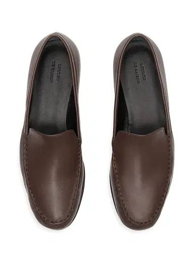 Loulou de Saison Women's Boros Classic Leather Loafers - Brown | Thumbnail 3 Loulou de Saison Women's Boros Classic Leather Loafers - Brown | Thumbnail 3