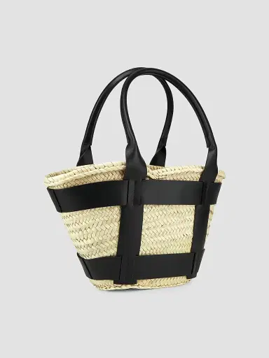 DeMellier Women's Santorini Raffia Tote Bag | Thumbnail 3 DeMellier Women's Santorini Raffia Tote Bag | Thumbnail 3