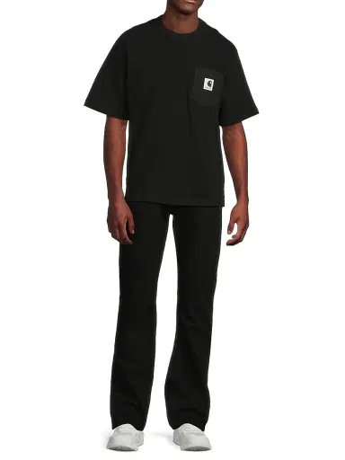 Sacai Men's x Carhartt WIP Patch Pocket Cotton T-Shirt - Black - Size Large | Thumbnail 2 Sacai Men's x Carhartt WIP Patch Pocket Cotton T-Shirt - Black - Size Large | Thumbnail 2