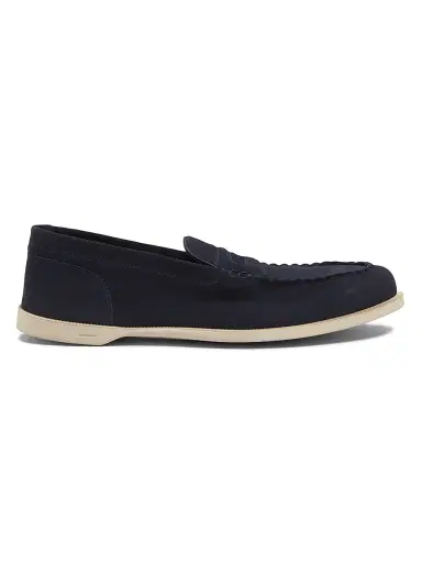 John Lobb Men's Pace Slip-On Loafers - Navy | Thumbnail 1 John Lobb Men's Pace Slip-On Loafers - Navy | Thumbnail 1