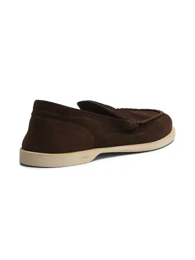 John Lobb Men's Pace Slip-On Loafers - Dark Brown - Size 12 | Thumbnail 3 John Lobb Men's Pace Slip-On Loafers - Dark Brown - Size 12 | Thumbnail 3