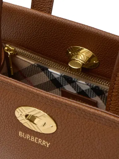Burberry Women's Cotswolds Leather Top Handle Bag - Hazel | Thumbnail 7 Burberry Women's Cotswolds Leather Top Handle Bag - Hazel | Thumbnail 7