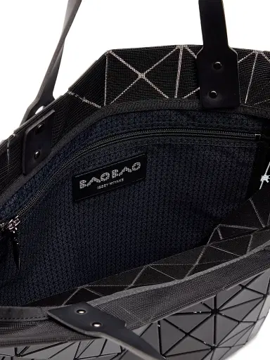 Bao Bao Issey Miyake Men's Lucent Matte Tote Bag - Charcoal Gray | Thumbnail 4 Bao Bao Issey Miyake Men's Lucent Matte Tote Bag - Charcoal Gray | Thumbnail 4
