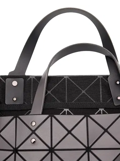 Bao Bao Issey Miyake Men's Lucent Matte Tote Bag - Charcoal Gray | Thumbnail 5 Bao Bao Issey Miyake Men's Lucent Matte Tote Bag - Charcoal Gray | Thumbnail 5