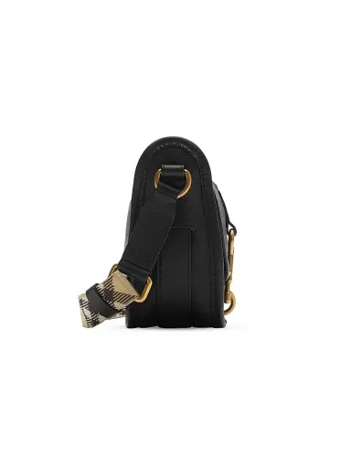 Burberry Women's Mini Check-Strap Leather Messenger Bag | Thumbnail 4 Burberry Women's Mini Check-Strap Leather Messenger Bag | Thumbnail 4