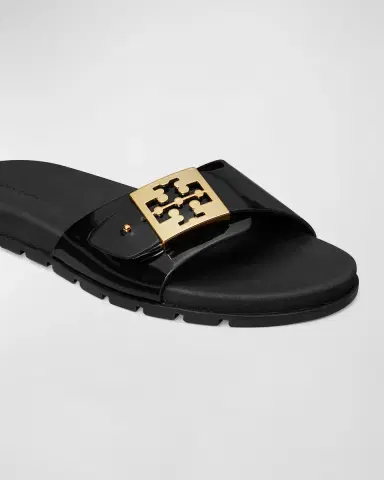 Tory Burch Glossy Buckle Slide Sandals | Thumbnail 6 Tory Burch Glossy Buckle Slide Sandals | Thumbnail 6