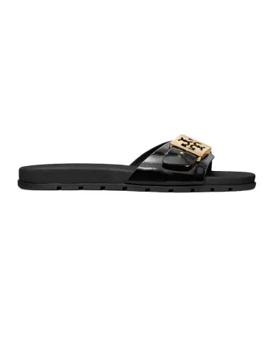 Tory Burch Glossy Buckle Slide Sandals | Thumbnail 1 Tory Burch Glossy Buckle Slide Sandals | Thumbnail 1