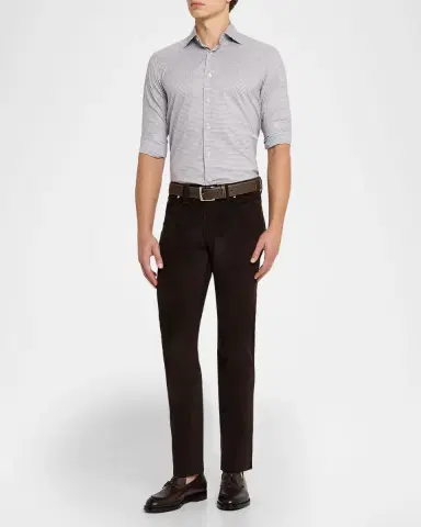 Brioni Men's Pinwale 5-Pocket Pants | Thumbnail 2 Brioni Men's Pinwale 5-Pocket Pants | Thumbnail 2