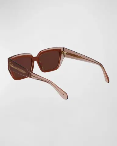 Ferragamo Logo Acetate Butterfly Sunglasses | Thumbnail 2 Ferragamo Logo Acetate Butterfly Sunglasses | Thumbnail 2