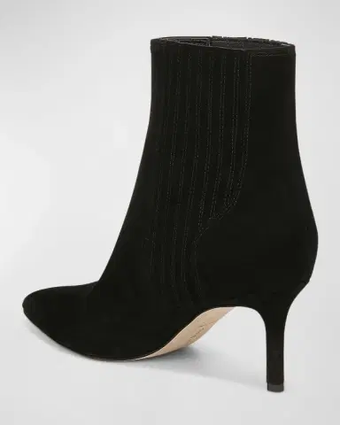 Veronica Beard 70mm Lisa Suede Stiletto Ankle Booties | Thumbnail 4 Veronica Beard 70mm Lisa Suede Stiletto Ankle Booties | Thumbnail 4