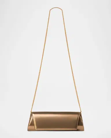 Akris Anouk Small Metallic Leather Clutch Bag | Thumbnail 7 Akris Anouk Small Metallic Leather Clutch Bag | Thumbnail 7