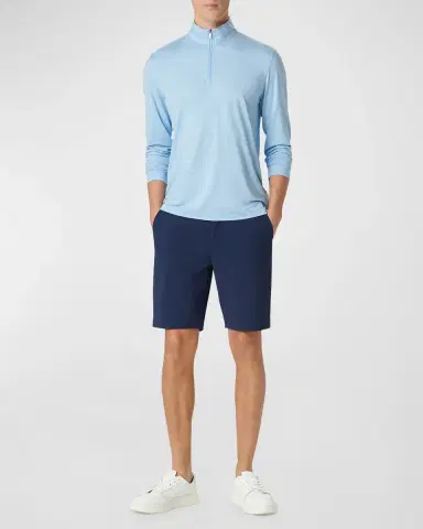 Bugatchi Men 's UV50 Performance Quarter-Zip Sweater | Thumbnail 2 Bugatchi Men 's UV50 Performance Quarter-Zip Sweater | Thumbnail 2