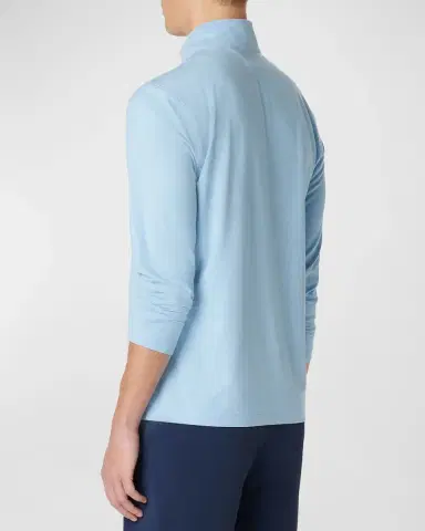 Bugatchi Men's UV50 Performance Quarter-Zip Sweater | Thumbnail 3 Bugatchi Men's UV50 Performance Quarter-Zip Sweater | Thumbnail 3