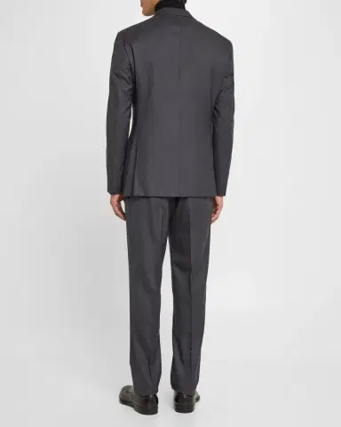 Giorgio Armani Mne's Basic Wool Two-Piece Suit | Thumbnail 3 Giorgio Armani Mne's Basic Wool Two-Piece Suit | Thumbnail 3