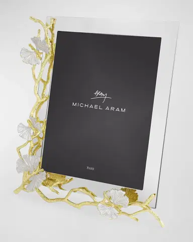 Michael Aram Butterfly Ginkgo White and Gold Frame | Thumbnail 2 Michael Aram Butterfly Ginkgo White and Gold Frame | Thumbnail 2