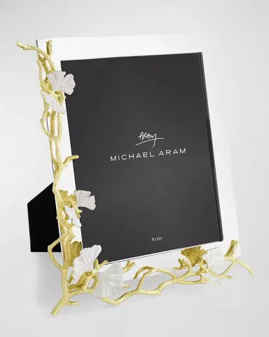 Michael Aram Butterfly Ginkgo White and Gold Frame | Thumbnail 3 Michael Aram Butterfly Ginkgo White and Gold Frame | Thumbnail 3