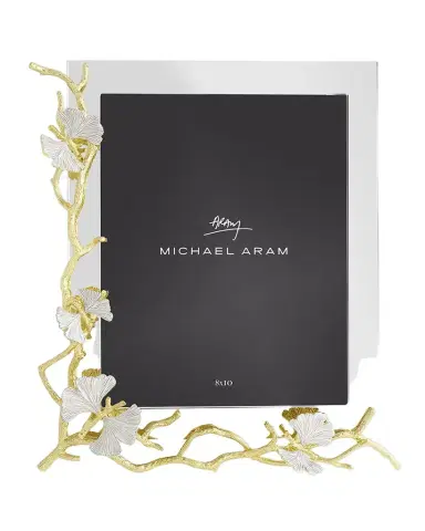 Michael Aram Butterfly Ginkgo White and Gold Frame | Thumbnail 1 Michael Aram Butterfly Ginkgo White and Gold Frame | Thumbnail 1