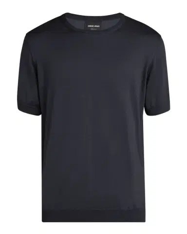 Giorgio Armani Men's Silk-Cotton Crew T-Shirt | Thumbnail 1 Giorgio Armani Men's Silk-Cotton Crew T-Shirt | Thumbnail 1