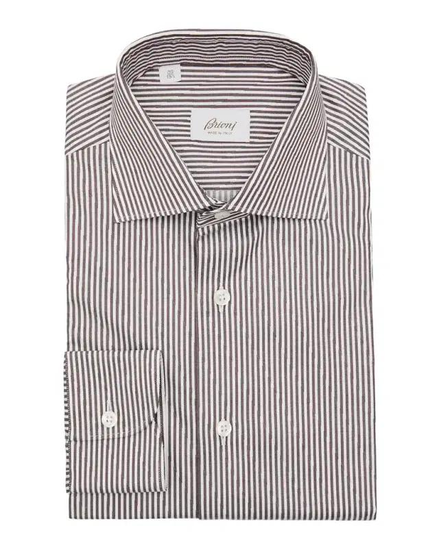 Men 's Cotton Bengal Stripe Dress Shirt Men 's Cotton Bengal Stripe Dress Shirt