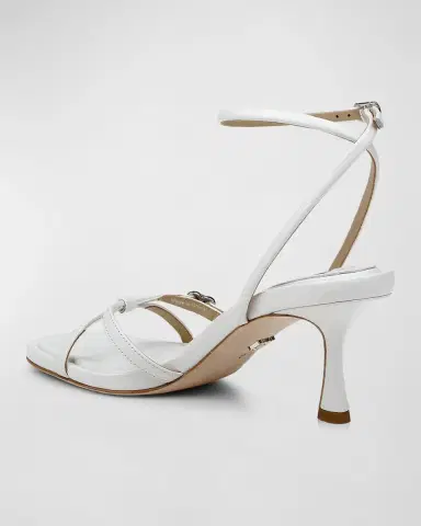 BADGLEY MISCHKA Brynna Metallic Ankle-Strap Sandals | Thumbnail 3 BADGLEY MISCHKA Brynna Metallic Ankle-Strap Sandals | Thumbnail 3