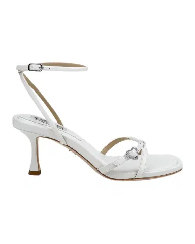 BADGLEY MISCHKA Brynna Metallic Ankle-Strap Sandals | Thumbnail 1 BADGLEY MISCHKA Brynna Metallic Ankle-Strap Sandals | Thumbnail 1