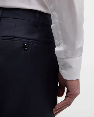 Giorgio Armani Men's Solid Cotton Sport Shirt | Thumbnail 7 Giorgio Armani Men's Solid Cotton Sport Shirt | Thumbnail 7