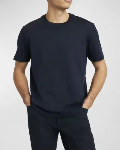 Brioni Men's Cotton Crewneck T-Shirt | Thumbnail 7 Brioni Men's Cotton Crewneck T-Shirt | Thumbnail 7